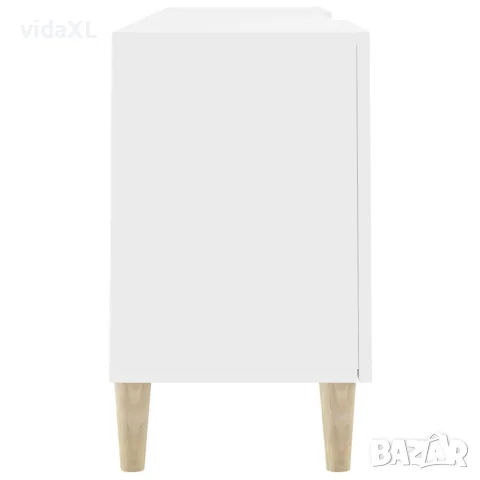 vidaXL ТВ шкаф, бял, 150x30x50 см, инженерно дърво, снимка 7 - Шкафове - 56148050