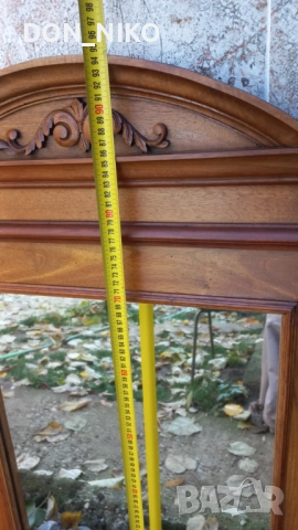 Голямо Дървено огледало, снимка 3 - Антикварни и старинни предмети - 52179649