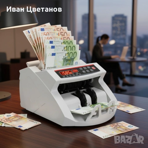 Машина за броене на пари / евро, снимка 2 - Друга електроника - 53220266