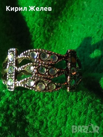 НЕЖЕН ФИН СКЪПОЦЕНЕН СРЕБЪРЕН МОДЕН АРТ ПРЪСТЕН СРЕБРО 925 с ФАСЕТИРАНИ ЦИРКОНИ 27336, снимка 6 - Пръстени - 36797894