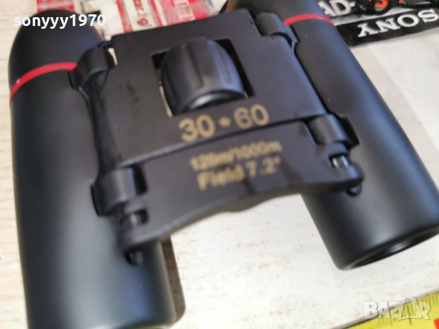 НОВ БИНОКЪЛ 30Х60 ЧЕРЕН 2702261320, снимка 6 - Екипировка - 53645053