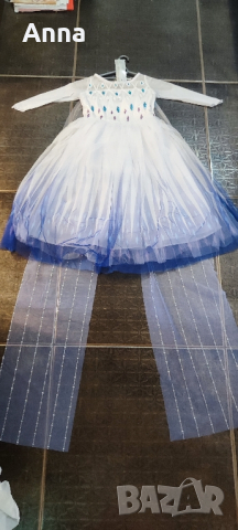 Рокля на Елза от Фроузън-Замръзналото кралство от 3 до 7 г размери , снимка 3 - Детски рокли и поли - 44808179