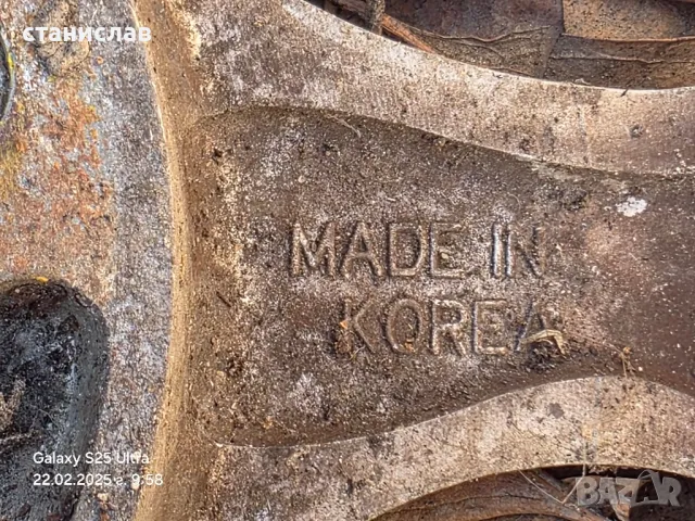 Алуминиева джанта за Hyundai , снимка 3 - Части - 49230629