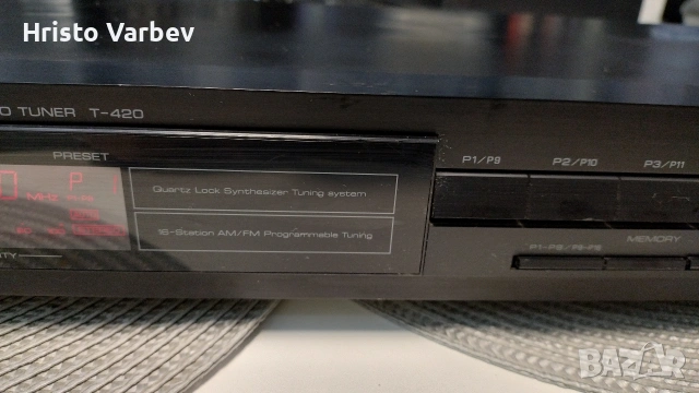 Yamaha T-420, снимка 6 - Радиокасетофони, транзистори - 53748831