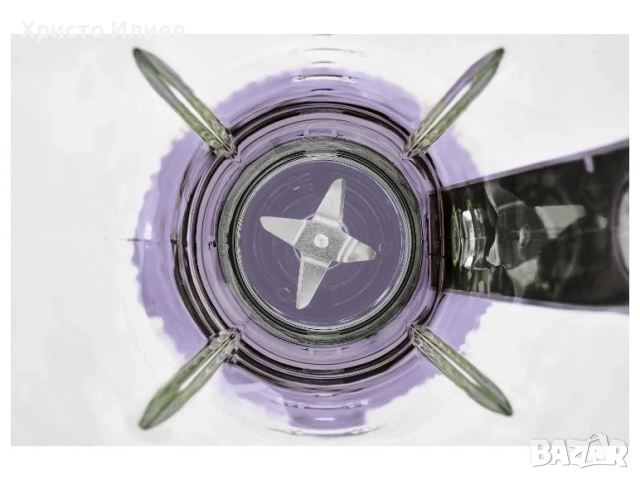 Блендер 600W Лилав стъклена кана, снимка 6 - Блендери - 52304375