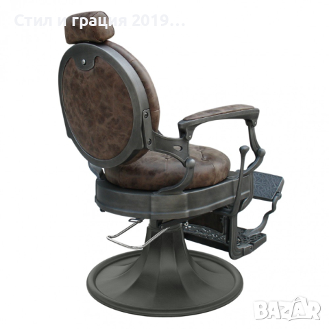 Бръснарски стол Clint BR, снимка 3 - Бръснарски столове - 44613104