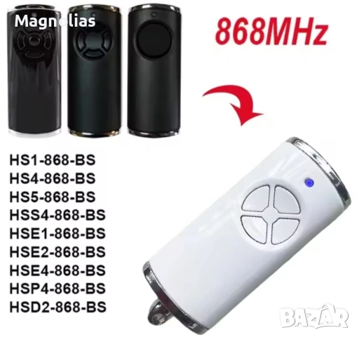 Съвместимо с дистанционно управление Hormann 868Mhz Bisecur HS1 BS, HSE1 BS, HSE2 BS, HS4 BS, снимка 4 - Друга електроника - 53787574