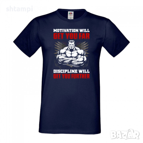 Мъжка Фитнес тениска Gym,спорт,Щанги,Тренировки,Спортуване,Gym., снимка 2 - Тениски - 36508697