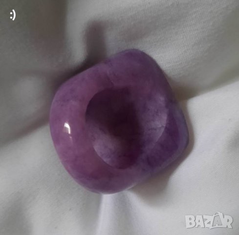 Масивен пръстен от АМЕТИСТ, снимка 12 - Пръстени - 40689026