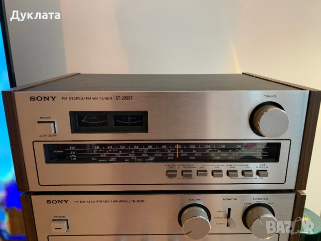 Продавам Комплект Sony , ST-2950F,TA1630 , TC-185 в уникално състояние , снимка 2 - Ресийвъри, усилватели, смесителни пултове - 53639891