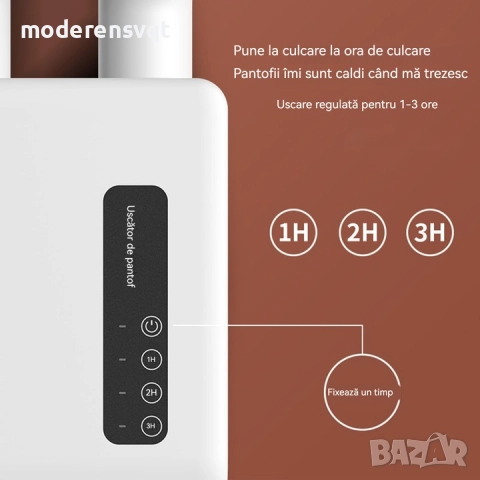 Електрическа сушилня за обувки на стена, мултитаймер, автоматично спиране, безшумна, снимка 6 - Други - 51453864