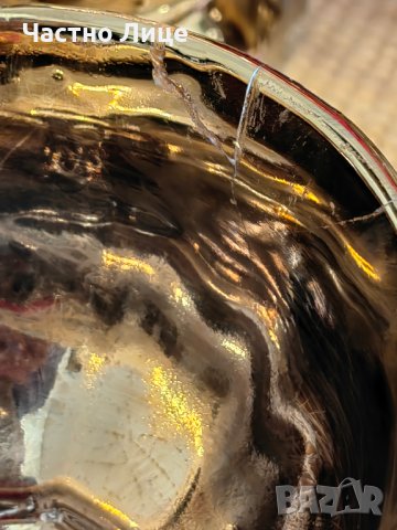 Разкошен Старинен Позлатен Порцеланов Сервиз Комплект за Чай с Релефни Рози, снимка 6 - Сервизи - 42221996