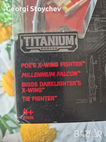 Комплект от 4 макета (Die cast) STAR WARS FORCE AWAKENS BLACK SERIES TITANIUM на HASBRO, снимка 2 - Колекции - 56194429