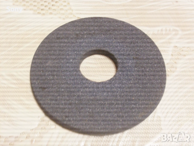 Стар абразивен диск за шмиргел., снимка 2 - Антикварни и старинни предмети - 52681402