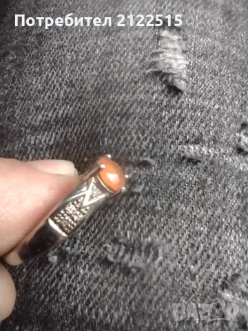 дамски сребърен пръстен