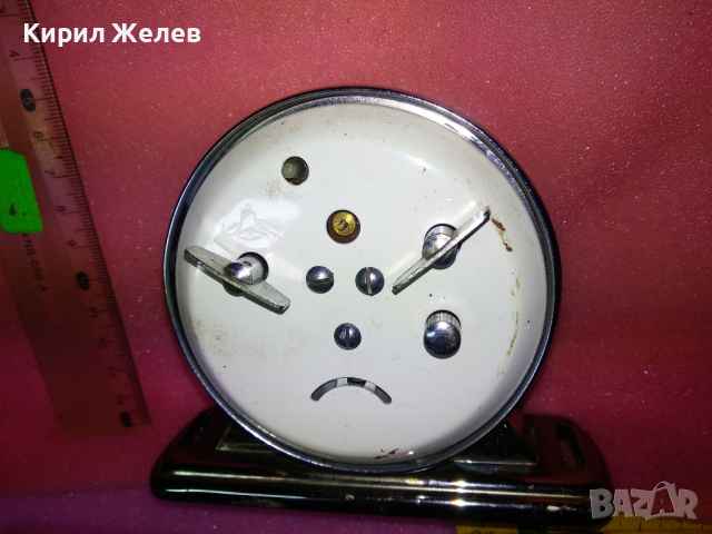 CHANGHAI CHINA Стар КОЛЕКЦИОНЕРСКИ МЕХАНИЧЕН ВИНТИДЖ МОДЕЛ БУДИЛНИК 20801, снимка 3 - Антикварни и старинни предмети - 44533888