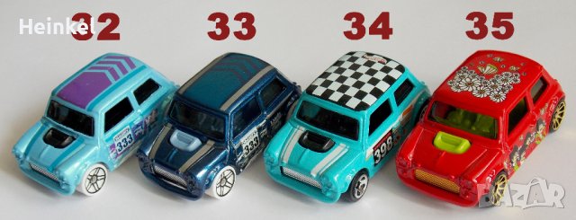 Колички 1:64 Mini Cooper колекция. НОВИ! , снимка 3 - Колекции - 42057467