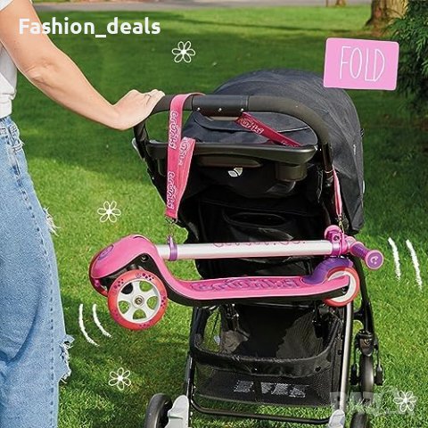 Нов Сгъваем детски скутер с 3 колела Trunki Тротинетка за деца подарък Коледа, снимка 6 - Детски велосипеди, триколки и коли - 42520682