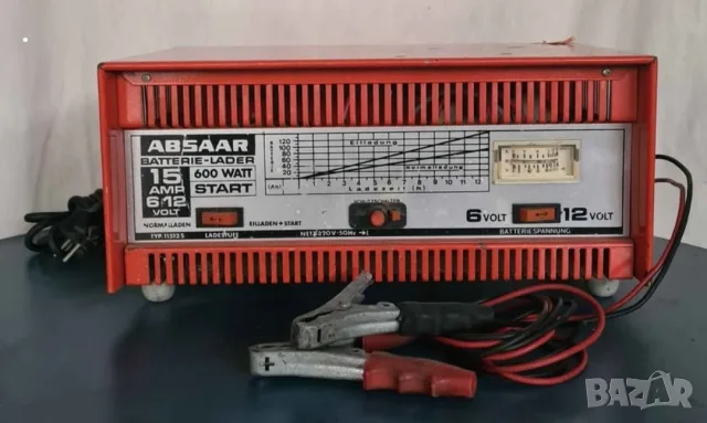 Зарядно устройство ABSAAR 15 Amp 600W 6V/12V с функция СТАРТ