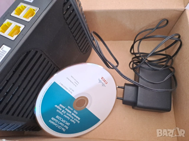 Рутер Cisko с адаптор 12 V