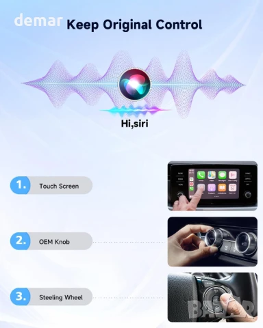 Безжичен CarPlay адаптер Spedal за iPhone, за автомобили от 2016 г. и iOS 10+ (само за iPhone), снимка 5 - Аксесоари и консумативи - 50594936
