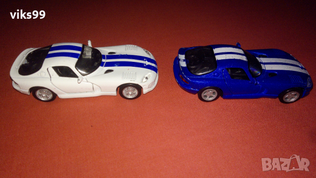Dodge Viper GTS и GT2 Maisto Мащаб 1/39, снимка 6 - Колекции - 36481137