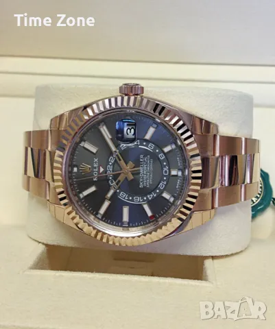 Rolex Sky-Dweller 42mm Everose Gold Dark Rhodium Dial Automatic Различни Варианти, снимка 5 - Мъжки - 48183537