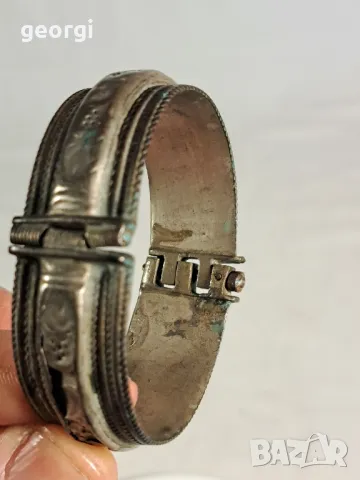 Стара възрожденска гривна за носия, снимка 6 - Антикварни и старинни предмети - 48642150