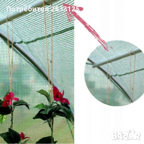 Оранжерия със стабилна поцинкована рамка - професионална защита за вашите култури