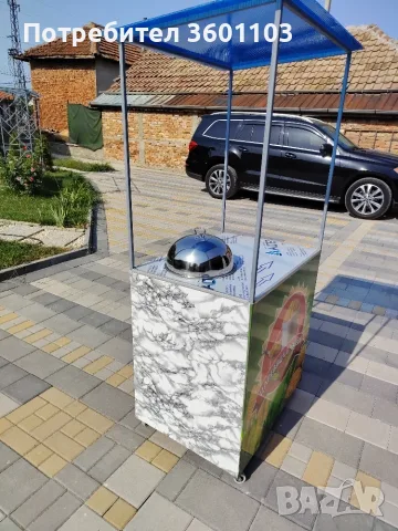 Продавам количка за царевица на пара, снимка 2 - Колички за царевица - 55853797