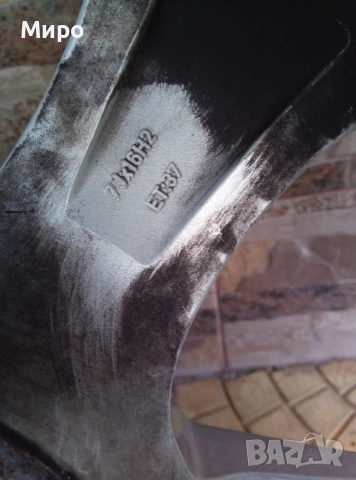 Алуминиеви джанти 16-ки 5x112 от Mercedes Vito , снимка 7 - Гуми и джанти - 53711646