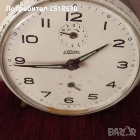 Будилник Kaiser , снимка 2 - Антикварни и старинни предмети - 51719785