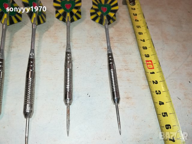 метални стрели за дартс 14бр-внос германия 1106231420M, снимка 4 - Колекции - 41099429