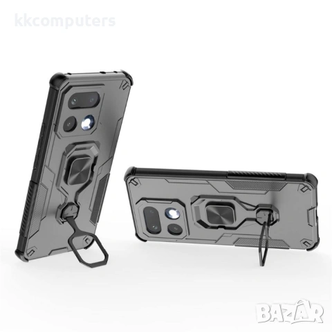 Калъф за Realme 16 Pro+ 5G с Въртящ се Пръстен - PC + TPU, Магнитен, Вкл. Протектор - 5 Цвята, снимка 7 - Резервни части за телефони - 53619988