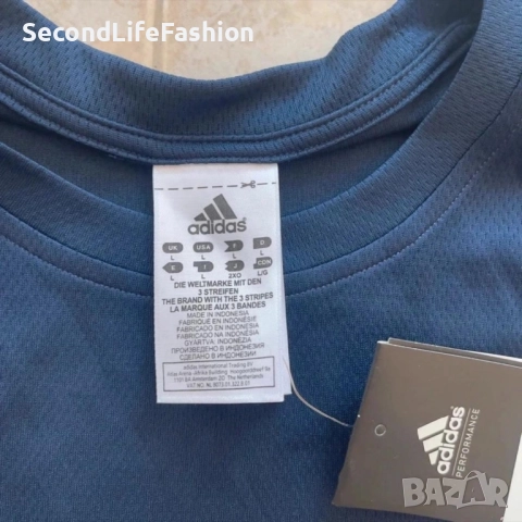 Мъжка тениска за бягане Adidas Danske Denmark, размер L, нова, снимка 2 - Тениски - 52796504