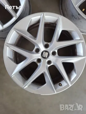 ОРИГИНАЛНИ АЛУМИНИЕВИ ДЖАНТИ ЗА СЕАТ  -5Х112Х57-18 цола, снимка 3 - Гуми и джанти - 50362993