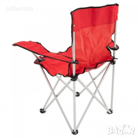 Къмпинг стол, сгъваем, рибарски стол, пикник стол, червен, снимка 3 - Къмпинг мебели - 34400283