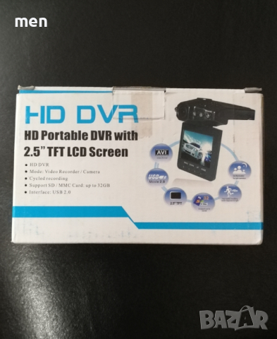 Авто камера за видеозапис HD DVR Видео регистратор, снимка 2 - Фотоапарати - 36603734