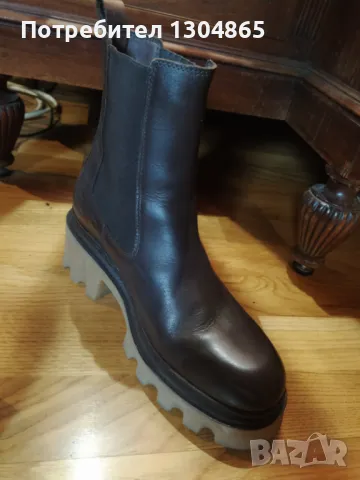 Кожени боти Tamaris, снимка 4 - Дамски боти - 48558613