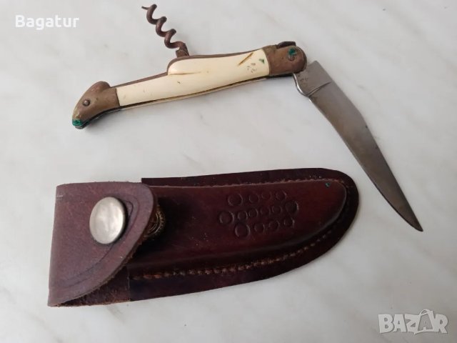 Джобен нож laguiole, Лагиол,муха,бонус кания,винтидж, снимка 5 - Антикварни и старинни предмети - 47824385