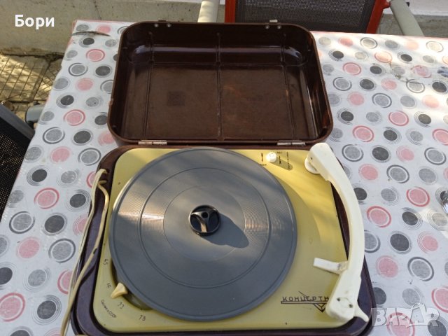Грамофон Концертный 1962г, снимка 2 - Грамофони - 38894044