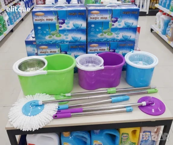 Моп за почистване на под - ламинат - spin mop 360