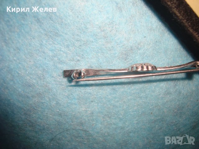 СТАРА СКЪПОЦЕННА СРЕБЪРНА АРТ ДЕКО БРОШКА СРЕБРО 835 с МАРКАЗИТИ МАЙСТОРСКА ИЗРАБОТКА 25797, снимка 12 - Антикварни и старинни предмети - 35805721