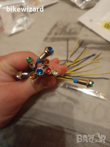 9 бр. 6 мм 230V AC LED метални индикаторни лампи водоустойчиви сигнални лампи НОВИ, снимка 3 - Друга електроника - 53330969