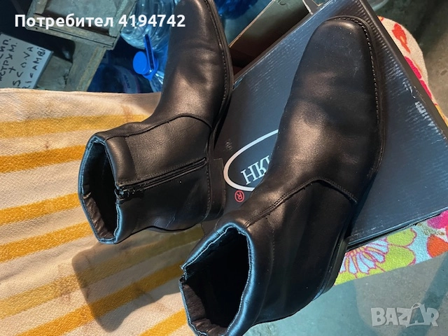 Продавам мъжки боти от естествена кожа, снимка 4 - Мъжки боти - 52673753