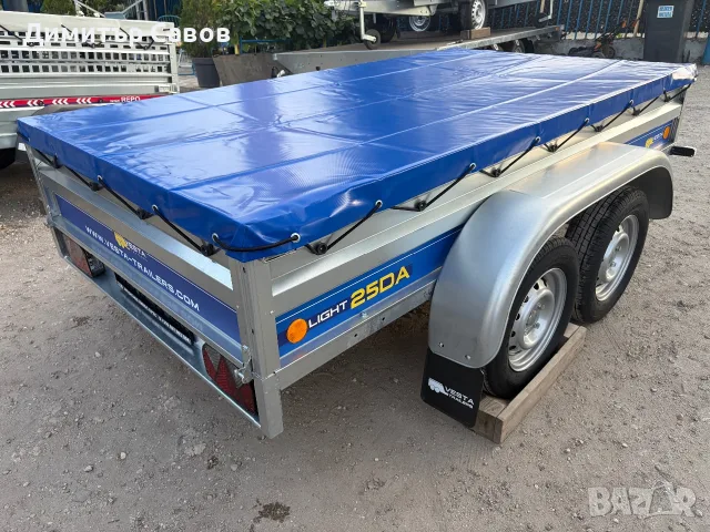 Туристическо ремарке VESTA LIGHT 25DA с плосък брезент, снимка 6 - Ремаркета - 55784466