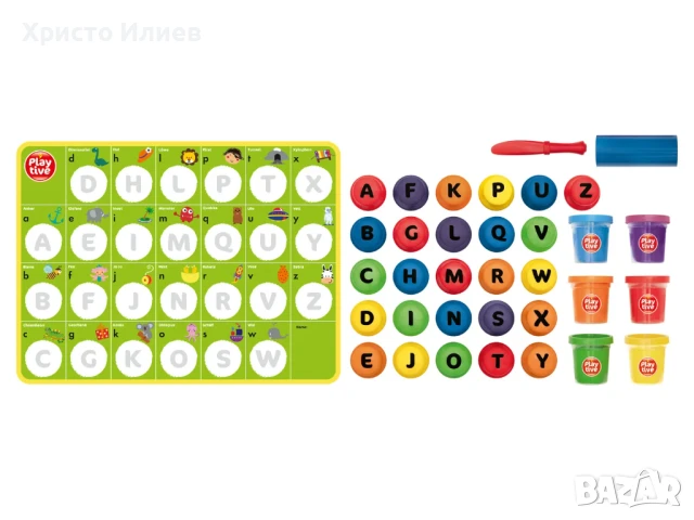 Комплект мек пластелин с аксесоари и печати моделин, снимка 3 - Образователни игри - 50660041