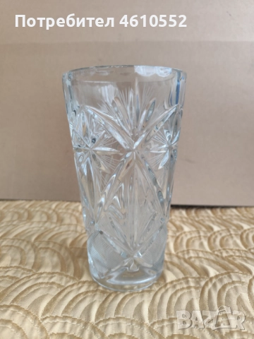 Нова кристална ваза , снимка 2 - Вази - 52089599