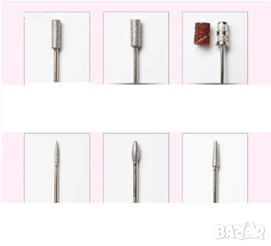 Многофункционална електрическа пила за маникюр и педикюр с 6 приставки, снимка 3 - Продукти за маникюр - 49075918