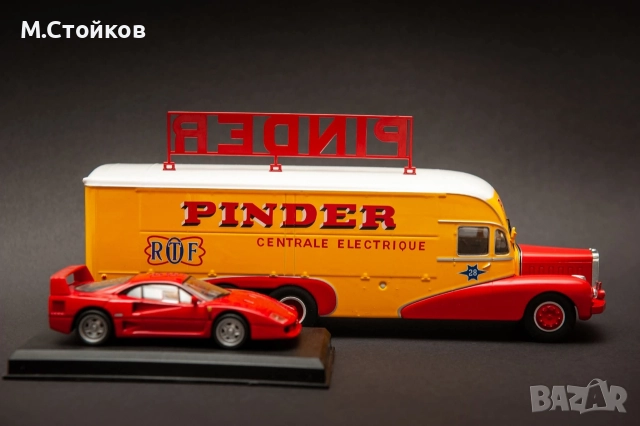 Генераторен камион Bernard 28 Pinder Circus 1951г мащаб 1/43, снимка 12 - Колекции - 52777205